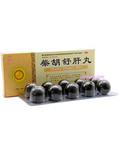 Pills with thoroughwax liver regulation "Chayhu Shugan Wan" (Chaihu Shugan Wan)