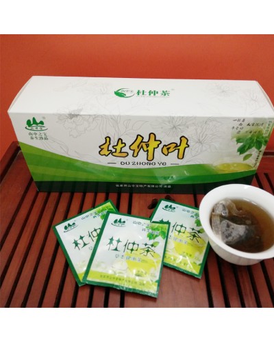 Chinese green therapeutic tea Du Jun from the leaves eucommia vesolistnoy from the pressure