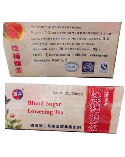 Tea to lower blood sugar (Blood sugar lowering tea)