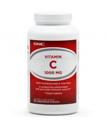 GNC 1000mg Vitamin C 180capsules/bottle