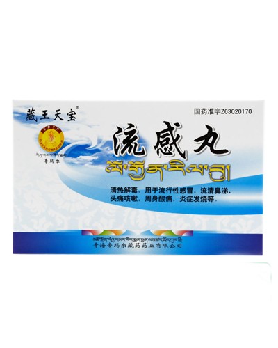 Tibetan pills from the flu "Liugan Van" (Liugan wan)