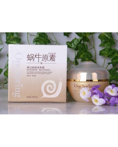 Whitening and nourishing cream "Shu pattern compact treatment cream" One Spring